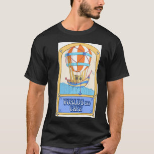Wereld - zwart T T-shirt
