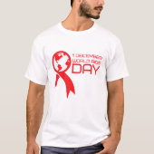 Wereldaidsdag | HIV-bewustzijn T-shirt (Voorkant)