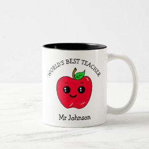 Wereldbekentenis voor beste leserwaardering tweekleurige koffiemok