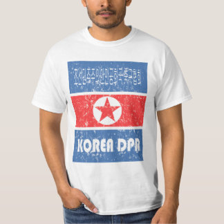 Wereldbeker 2010 over DPR Korea Football T-shirt