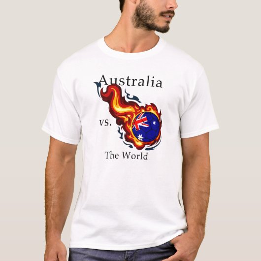 Wereldbeker - Australië versus de wereld T-shirt (Voorkant)