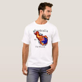 Wereldbeker - Australië versus de wereld T-shirt (Voorkant volledig)