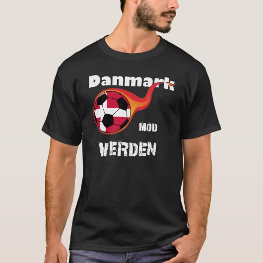 Wereldbeker - Denemarken versus de wereld T-shirt (Voorkant)