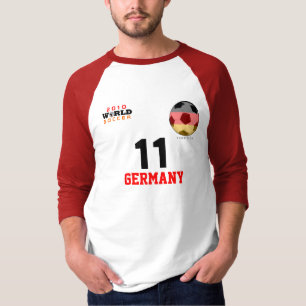 Wereldbeker Duitsland #11 Klose T-Shirt Beide kant