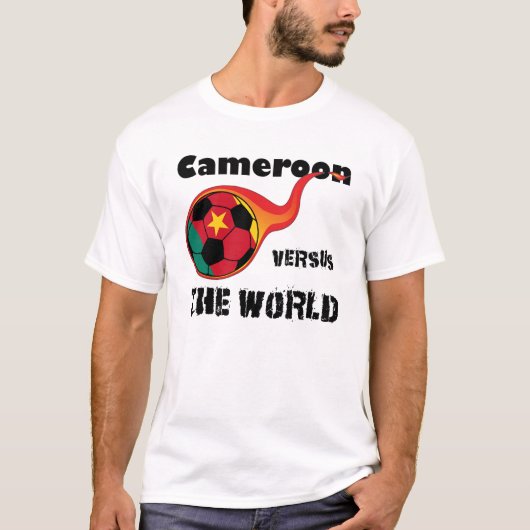 Wereldbeker - Kameroen versus de wereld T-shirt (Voorkant)
