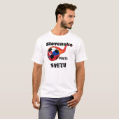 Wereldbeker - Slowakije versus de wereld T-shirt (Voorkant volledig)
