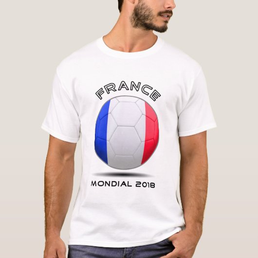 Wereldbeker ,t - shirt voor fans van het Franse te (Voorkant)
