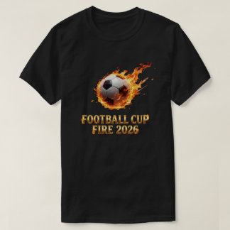 Wereldbeker Voetbal Brand 2026 WK Voetbal Bal T-shirt