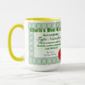 Wereldbekroonde Mok voor de toekenning van beste c (Links)