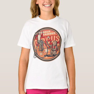 Wereldberoemde Circus Monkey malabarist T-shirt