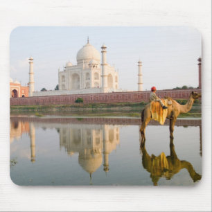 Wereldberoemde Taj Mahal tempel begraafplaats bij Muismat