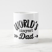 wereldberoemdste pap cadeau voor vader extra grote beker (Voorkant)