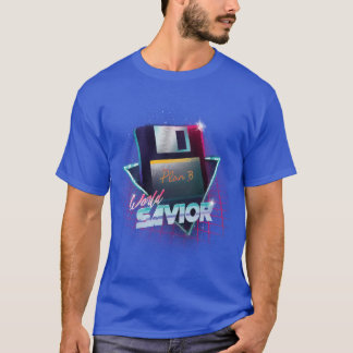 Wereldbesparing van 80 jaar - Retro Wave-diskette  T-shirt