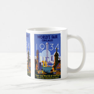 Wereldbeurs Chicago 1934 Koffiemok
