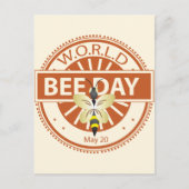 Wereldbijendag Briefkaart (Voorkant)