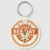 Wereldbijendag Sleutelhanger (Achterkant)