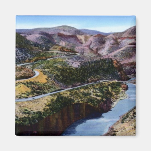 Wereldbol Arizona Salt River Canyon Magneet (Voorkant)