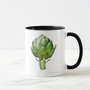 Wereldbol Artichoke op Witte Achtergrond Uitgeknip Mok