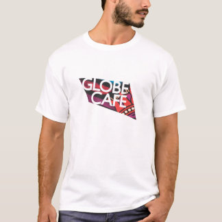 Wereldbol Cafe-multicolleur T-shirt