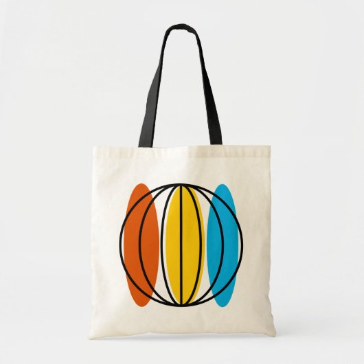 Wereldbol canvas tas (Voorkant)