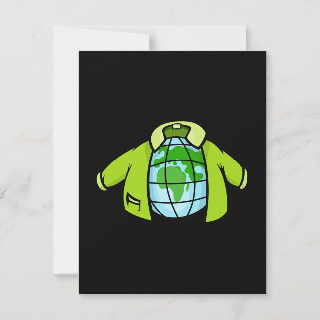 Wereldbol Jacket (Voorkant)