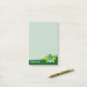 Wereldbol Jacket Post-it® Notes (Op bureau)