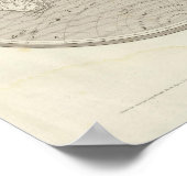 Wereldbol kaart poster (Hoek)