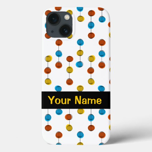 Wereldbol Lines 'Name' iPad komt nauwelijks in hoe Case-Mate iPhone Case (Achterkant)