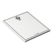  Wereldbol-lithograaftekening van de Wereld Notitieblok (Schuin)