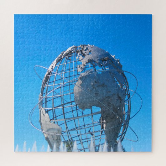 Wereldbol Park New York Legpuzzel (Horizontaal)