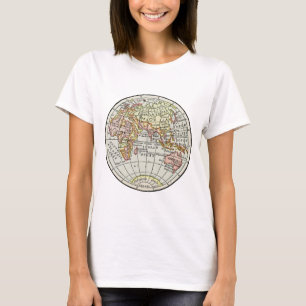 Wereldbol reizen voor Oost-Hemisphere T-shirt