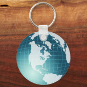Wereldbol Sleutelhanger (Voorkant)