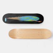 Wereldbol smeltthermometer skateboard (Horizontaal)
