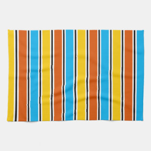 Wereldbol Stripe keukenhanddoeken