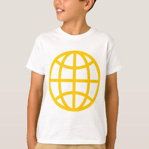 Wereldbol symbool - Amber T-shirt