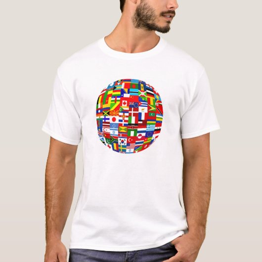 Wereldbol T-shirt (Voorkant)