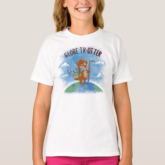 Wereldbol TrOTTER T-shirt (Voorkant)