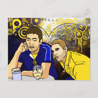 WERELDBOL TROTTERS BRIEFKAART