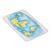 Wereldbol van de wereld magneet (Rechterzijde)