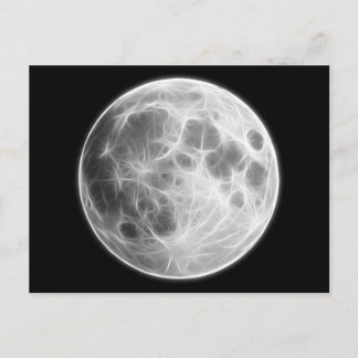 Wereldbol van het Moon Lunar Planet Briefkaart