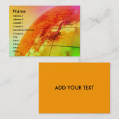 Wereldbol | visitekaartje (Voorkant / Achterkant)