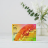 Wereldbol | visitekaartje (Staand voorkant)