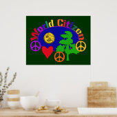 Wereldburger Poster (Keuken)