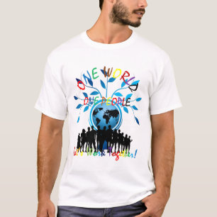 Wereldburger Verenigd T-shirt