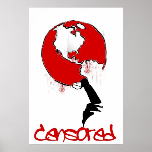 Wereldcensuur Poster (Voorkant)