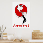 Wereldcensuur Poster (Keuken)