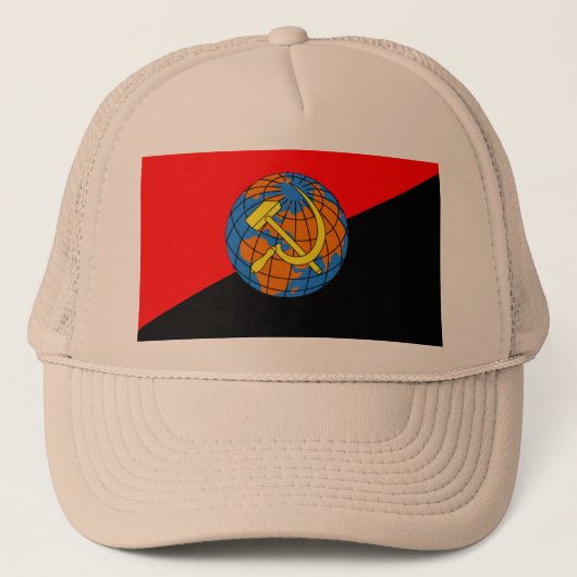 wereldcommunisme trucker pet (Voorkant)