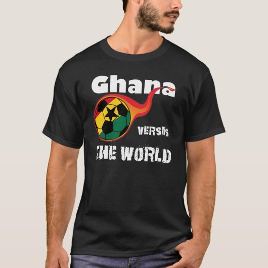 Wereldcup - Ghana versus de wereld T-shirt (Voorkant)