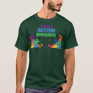 Werelddag van autisme in april 2002 t-shirt
