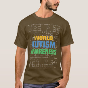 Werelddag van autisme in april 2002 t-shirt